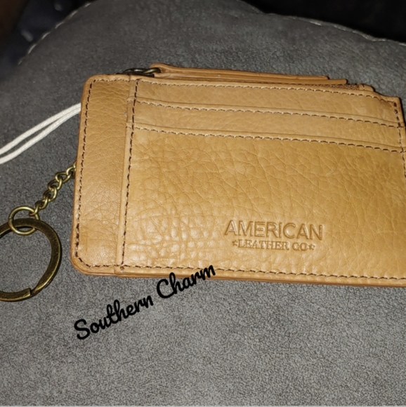 🆕 Leather Card Case Keychain. - Picture 3 of 7